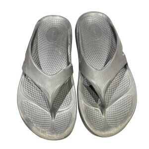 OOFOS Sport Recovery Sandals Flip Flops Comfort Black Mens Size 11